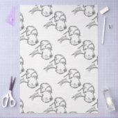 Tissue-Papier mit Doggen Seidenpapier (Basteln)