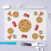 Tissue Pizza Seidenpapier (Handwerk)
