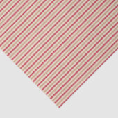 Tissue (Red and Beige Stripes) Seidenpapier (Detail)