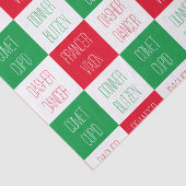 Tissue (REINDEES NAMES) Seidenpapier (Ausschnitt)