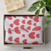 Tissue (rote Herzen) Seidenpapier (Geschenk)