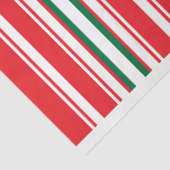 Tissue (rote und grüne Streifen) Seidenpapier (Ausschnitt)