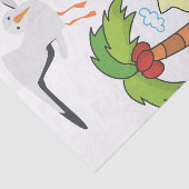 Tissue Seagull Cat Dog Palm Tree Beach Seidenpapier (Ausschnitt)