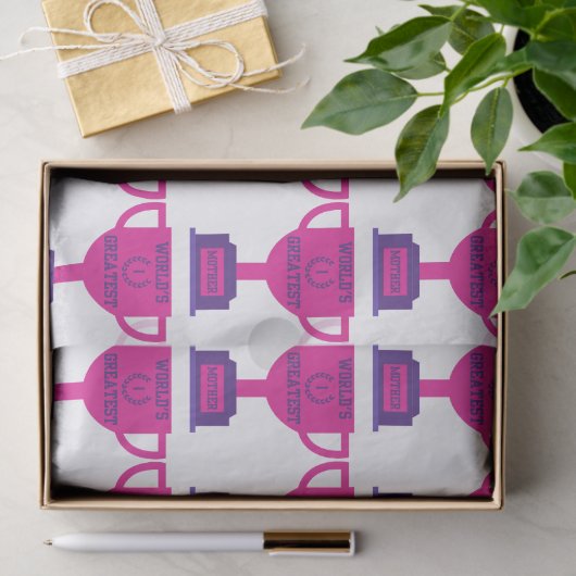 Tissue (Tissue) der weltbesten Mutter Seidenpapier (Geschenk)