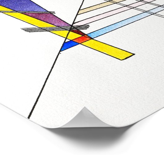 Tissue, W. Kandinsky Poster (Ecke)