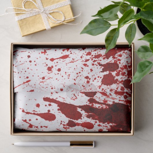 Tissue Wrapping Blood Spritzer Vampire Gothi Seidenpapier (Geschenk)