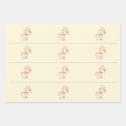 Tissue Wrapping Paper Happy Tears Geschenkpapier Set (Vorderseite)