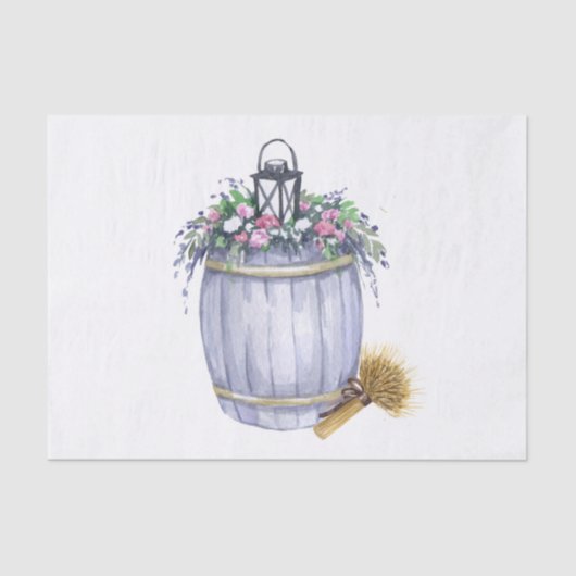 Tissue Wrapping Summer Country Wedding Rusti Seidenpapier (Vorderseite)