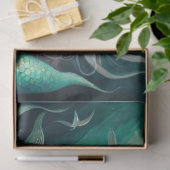 Tissuepapier Mermaid Red Hair Queen v3 Seidenpapier (Geschenk)