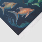 Tissuepapier Mermaid Red Hair Queen v5 Seidenpapier (Ausschnitt)