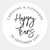 Tissues for Your Happy Tears Wedding Sticker | Min (Vorderseite)