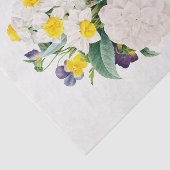 TISSUPAPIER: CAMELLIA NARCISSUS & PANSY SEIDENPAPIER (Ausschnitt)