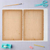 TISSUPAPIER : DÉCOUPAGE ; ALTES PAPIER (Basteln)