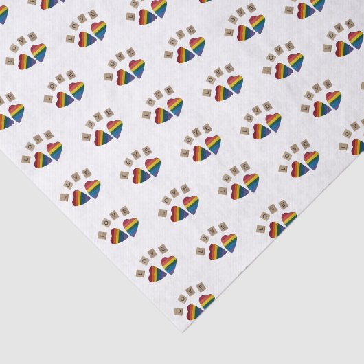 TISSUPAPIER - DEUX-KUDER AUF WEISS SEIDENPAPIER (Ausschnitt)