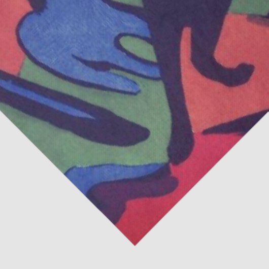 TISSUPAPIER FRANZ MARC PORSES SEIDENPAPIER (Ausschnitt)