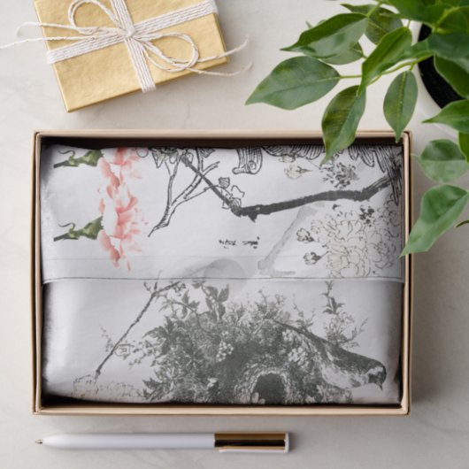 TISSUPAPIER MIT ANGEL UND BIRD SEIDENPAPIER (Geschenk)