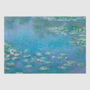 TISSUPAPIER:WASSERLILIEN: MONET SEIDENPAPIER