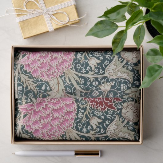 TISSUPAPIER : WILLIAM MORRIS : CRAY DESIGN SEIDENPAPIER (Geschenk)