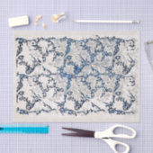 TISSUPAPIER : WILLIAM MORRIS:WALLFLOWER PATTERN SEIDENPAPIER (Handwerk)