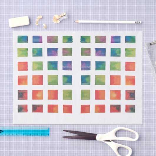 TISSUPAPIER - ZEICHENKUBEN SEIDENPAPIER (Handwerk)