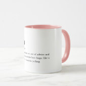 Tita Definition Filipino Aunt Gift Mug Tasse (VorderseiteRechts)
