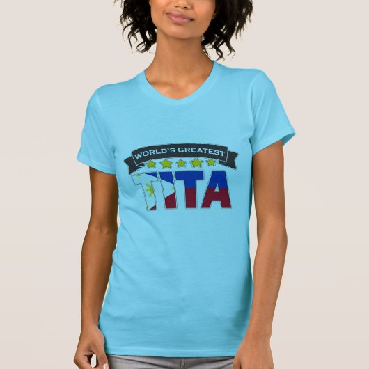 : Tita, Ninang, philippinischer T - Shirt, philipp T-Shirt (Vorderseite)