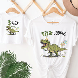 Tita-saurus Dinosaur Thema Spaß Kindergeburtstag P T-Shirt
