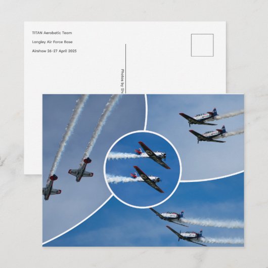 TITAN Aerobatic Team Postkarte (Vorne/Hinten)