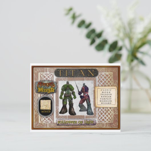 Titan Card Postkarte (Stehend Vorderseite)