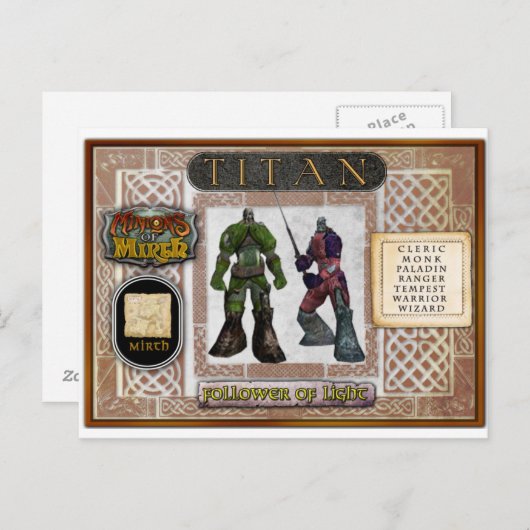 Titan Card Postkarte (Vorne/Hinten)