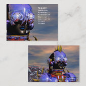 TITAN CYBORG Cybernetik, Mechaniker, Scifi Visitenkarte (Vorne/Hinten)