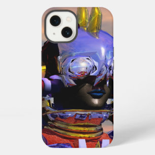 TITAN CYBORG PORTRAIT Blaue Science-Fiction, Scifi iPhone 13 Hülle