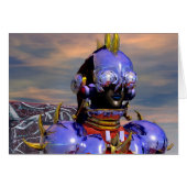 TITAN CYBORG PORTRAIT Blue Science Fiction, Scifi (Vorderseite (Horizontal))