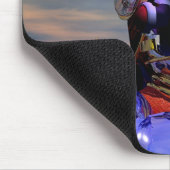 TITAN CYBORG PORTRAIT Blue Science Fiction, Scifi Mousepad (Ecke)