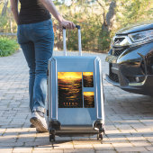 Titan der größte Mond des Planeten Saturn Aufkleber (Koffer Insitu)