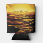 Titan der größte Mond des Planeten Saturn Dosenkühler (Rückseite)