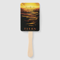 Titan der größte Mond des Planeten Saturn