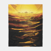 Titan der größte Mond des Planeten Saturn Fleecedecke (Vorderseite)