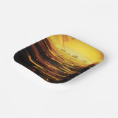 Titan der größte Mond des Planeten Saturn Pappteller (Gewinkelt)