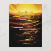 Titan der größte Mond des Planeten Saturn Postkarte (Vorderseite)