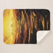 Titan der größte Mond des Planeten Saturn Sherpadecke (Vorderseite (Horizontal))