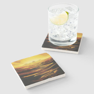 Titan der größte Mond des Planeten Saturn Steinuntersetzer