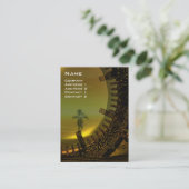 TITAN IM WÜSTE DER HYPERION / Spiegelungen Visitenkarte (Stehend Vorderseite)