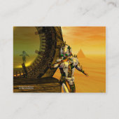 TITAN IM WÜSTE DER HYPERION / Spiegelungen Visitenkarte (Rückseite)