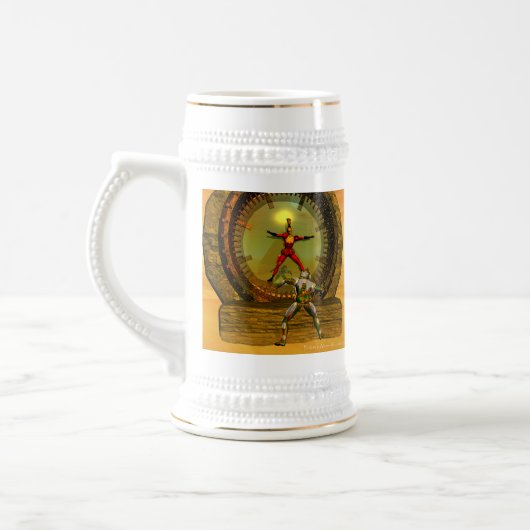 TITAN IM WÜSTEN DER HYPERION BIERGLAS (Links)