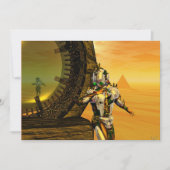 TITAN IM WÜSTEN DER HYPERION EINLADUNG (Vorderseite)