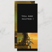 TITAN IM WÜSTEN DER HYPERION EINLADUNG (Vorne/Hinten)