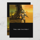 TITAN IM WÜSTEN DER HYPERION EINLADUNG (Vorne/Hinten)