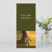 TITAN IM WÜSTEN DER HYPERION EINLADUNG (Stehend Vorderseite)