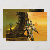 TITAN IM WÜSTEN DER HYPERION EINLADUNG (Vorne/Hinten)